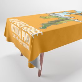 New River Gorge National Park and Preserve Travel poster Tablecloth