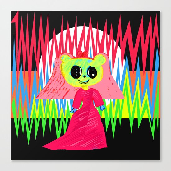 In Love | Kids Painting | by Elisavet Canvas Print