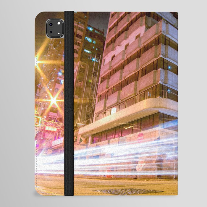 China Photography - Cars Driving Through Down Town iPad Folio Case
