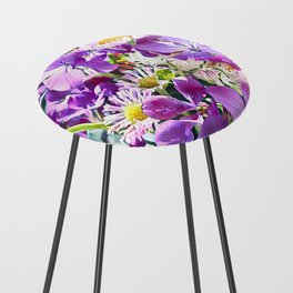 Lilac Shower Counter Stool
