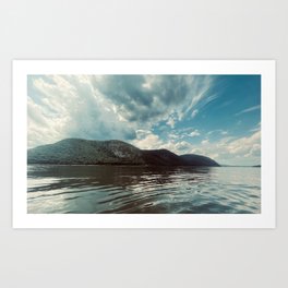 Hudson River Views Art Print | Color, Photo, Digital, Mountains, Nature 