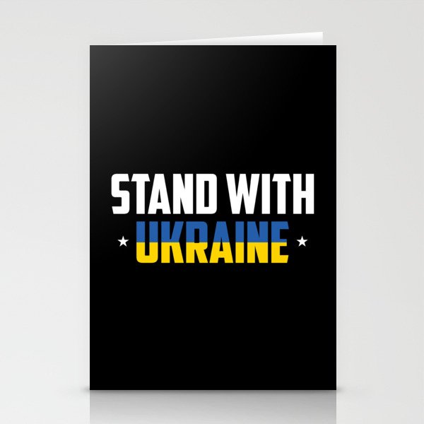 Stand With Ukraine Stationery Cards
