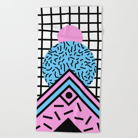 Flux circus Beach Towel