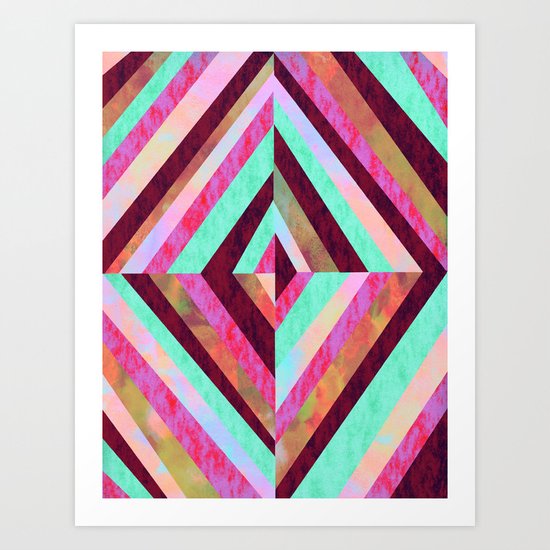 PATTERN {Diamond 001} Art Print