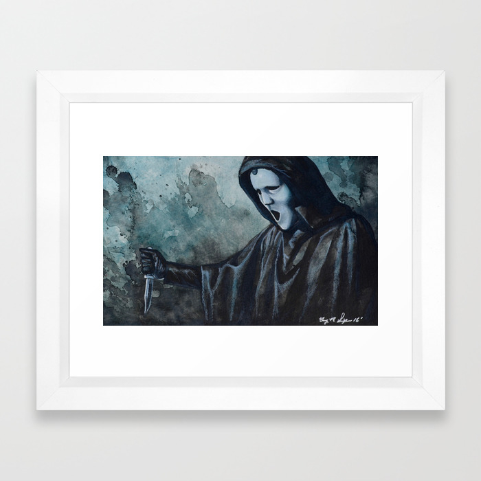 Scream The Tv Series Hello Emma Ghost Face Watercolor