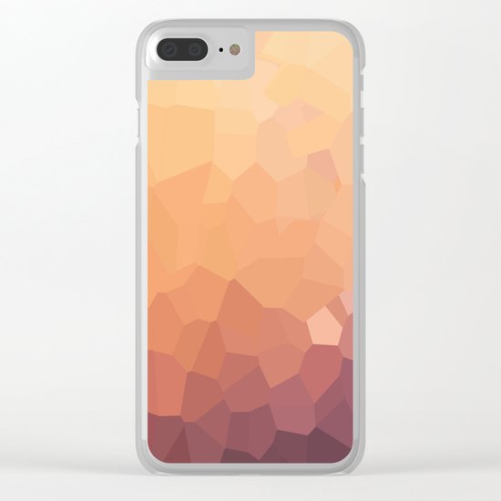 Fire Moon Love Clear iPhone Case