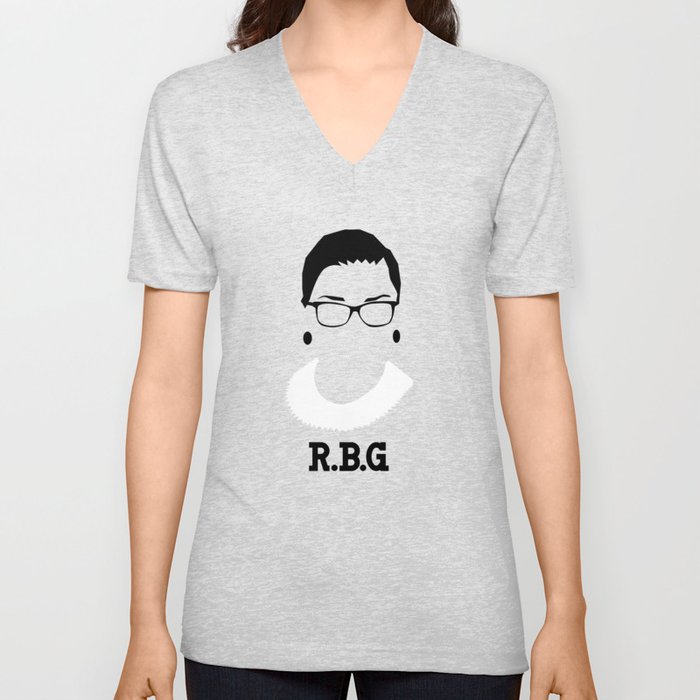 RBG V Neck T Shirt