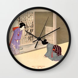 The Visitor (Tsugumi Biho) Wall Clock
