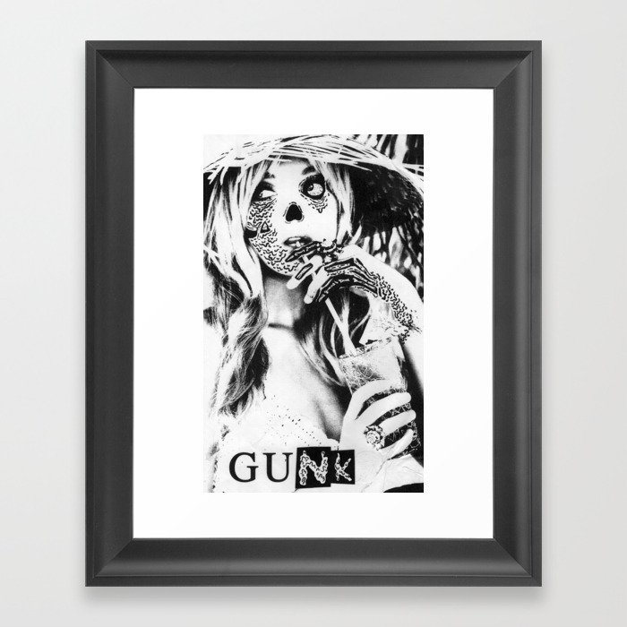 GUNK GIRL #1 Framed Art Print