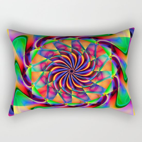 frequency mandala Rectangular Pillow