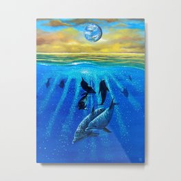 Earth Consciousness Number 7 Metal Print