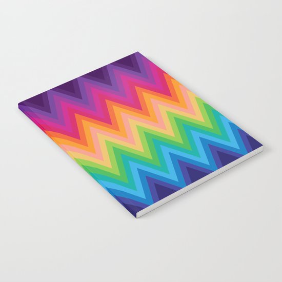 Zig Zag Chevron Pattern G291 Notebook