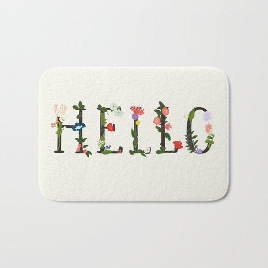HELLO Bath Mat