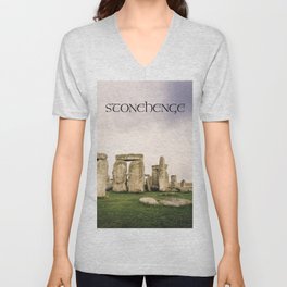 Stonehenge V Neck T Shirt
