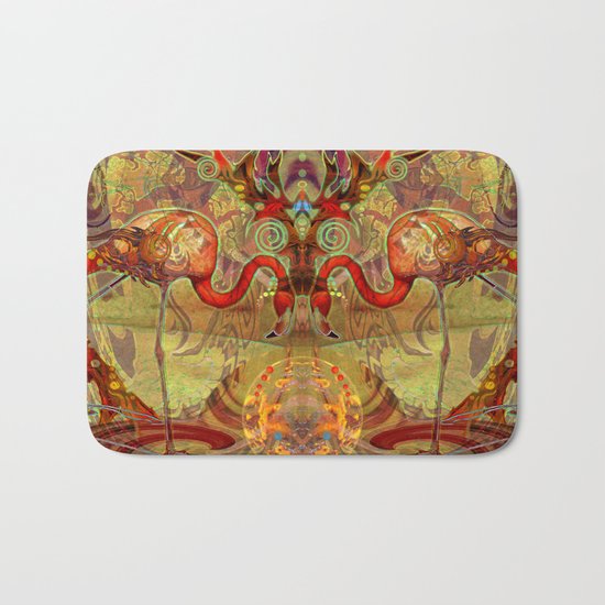 Flamingos Bath Mat