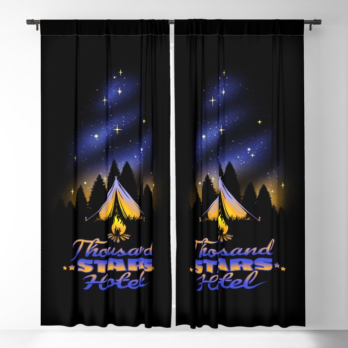 Thousand Stars Hotel Blackout Curtain By Tobefonseca Society6