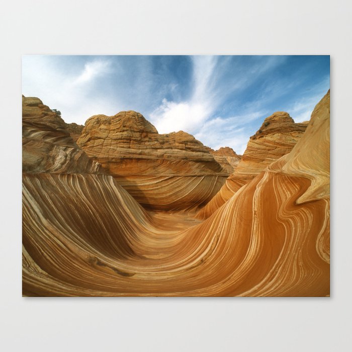 The Wave-Paria Wilderness Canvas Print by dec02