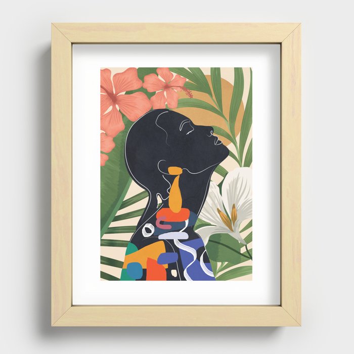 Tropical Peace 2 Recessed Framed Print