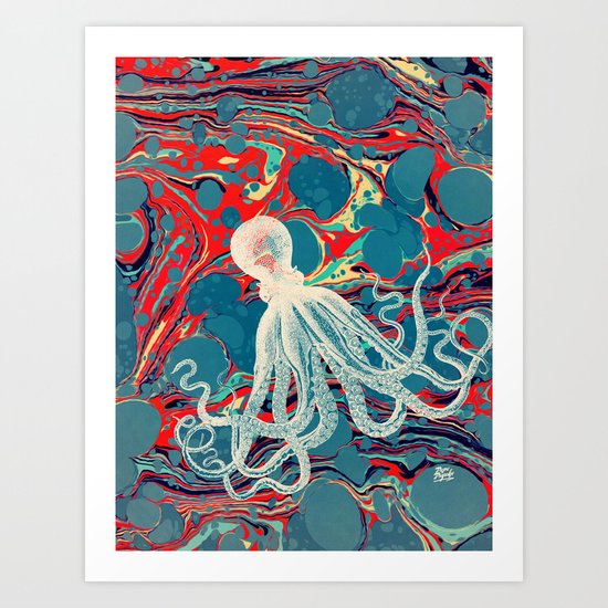 Octopus Art Print
