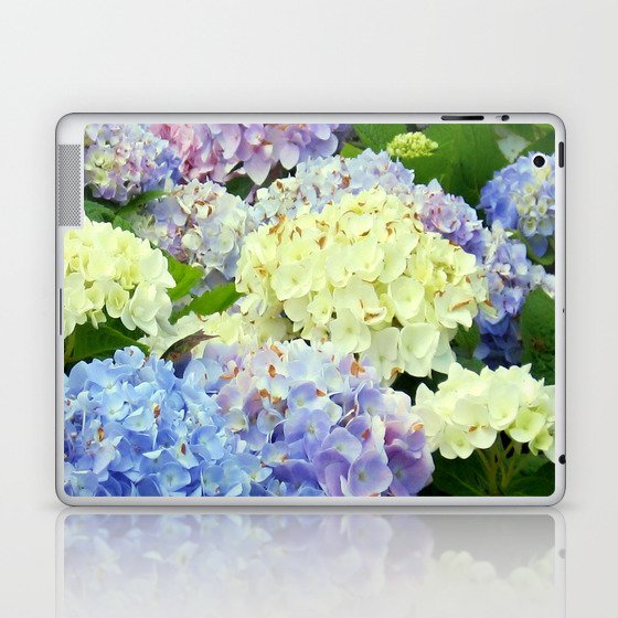 Hydrangea Flowers Mix Laptop & iPad Skin