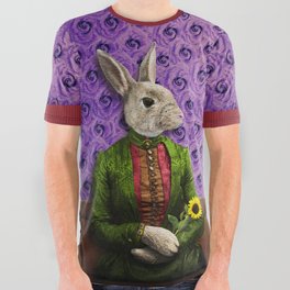 Miss Bunny Lapin in Repose All Over Graphic Tee