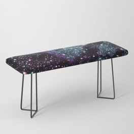 Eagle Nebula Pillars of Creation Dark: purple Pink Seafoam Bench