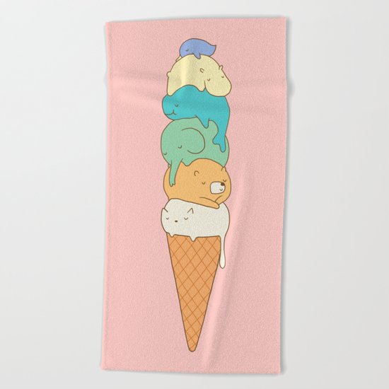 Melting Beach Towel