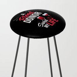 Blood Donor Give Blood Donation Save Life Counter Stool
