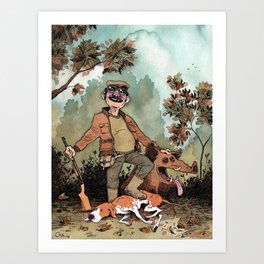 Hunter Art Print