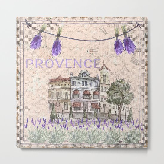 Provence France - my love - Lavender and Summer on #Society6 Metal Print