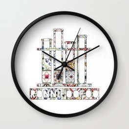 Boho Laboratories Wall Clock