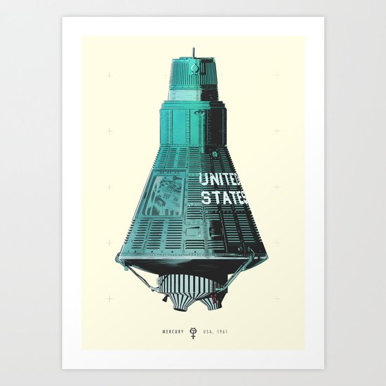 Mercury Art Print