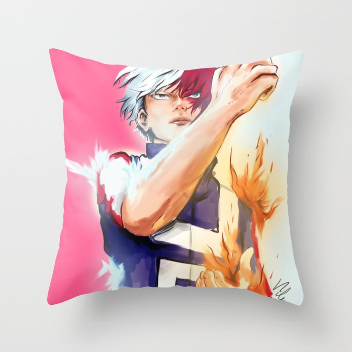 Todoroki Shouto Throw Pillow