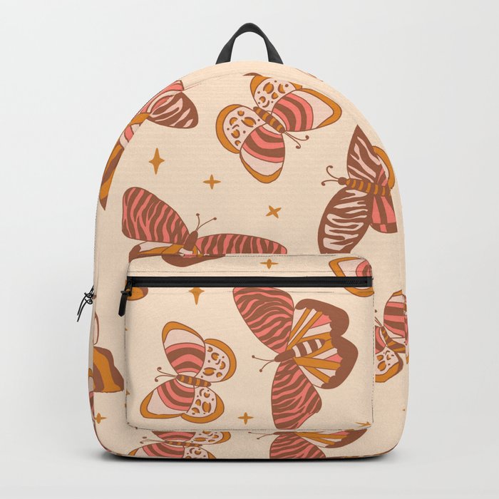 Butterfly Animal Print Boho Pattern  Backpack