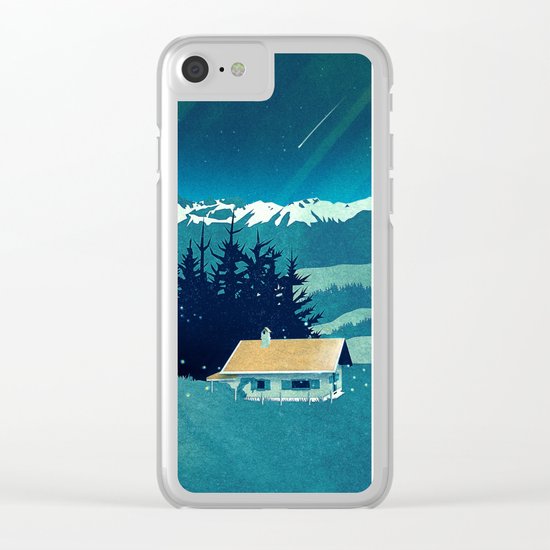 Magical Solitude Clear iPhone Case