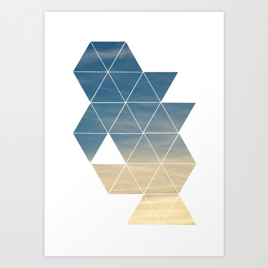 till the sun sets Art Print