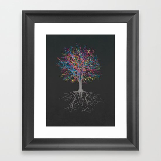 It Grows on Trees - Technicolor Framed Art Print