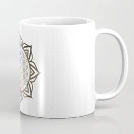 Flower of Life Chakra Healing Mandala Coffee Mug