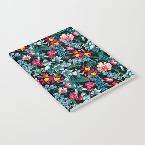 Botanic Floral Pattern Notebook