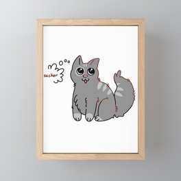 Kitty Cutie (Makes You Suffer) Framed Mini Art Print