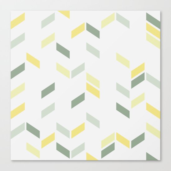 Geometric Confetti (Tropical Party) Canvas Print