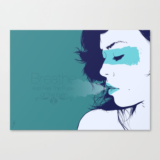 Breathe Canvas Print