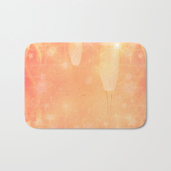 Pink Champagne Bath Mat