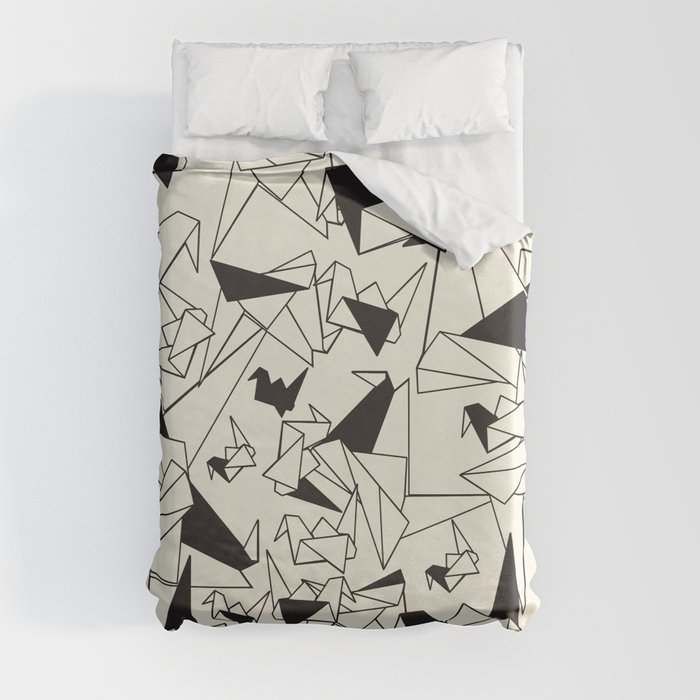 Origami Cranes Duvet Cover