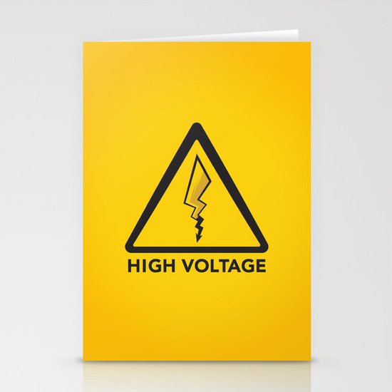 High Voltage Stationery Cards