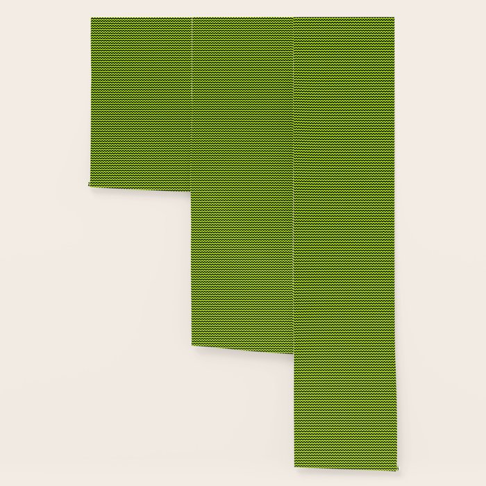 Slime Green and Black Chevron Zig Zag Stripes Wallpaper by ...