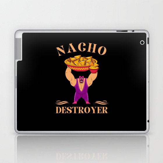 Nacho Destroyer Wrestling Lucha Libre Laptop & iPad Skin