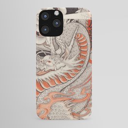 Japanese tattoo Typhoon dragon iPhone Case