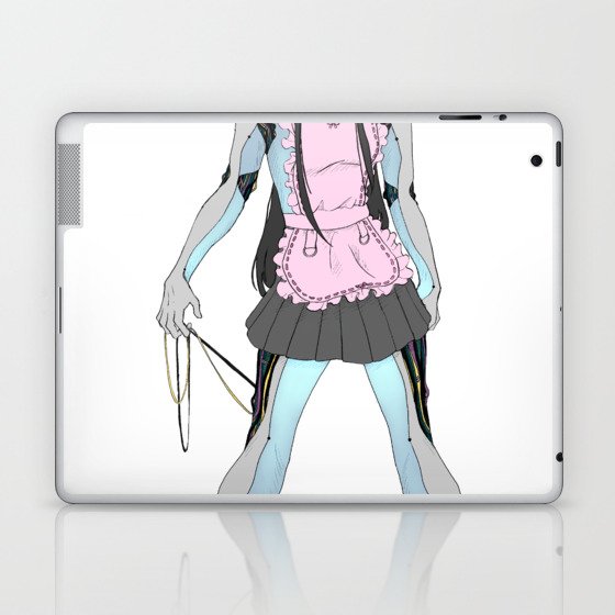 Robot maid Laptop & iPad Skin