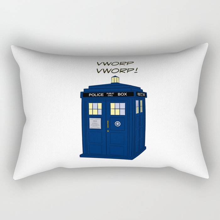 TARDIS Vworp Vworp Doctor Who Rectangular Pillow